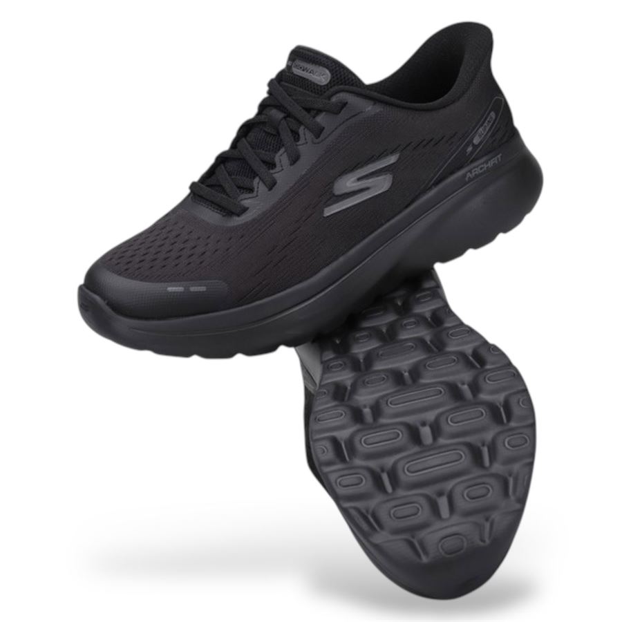 Go Walk Arch Fit N-Joy scarpe sportive da donna Skechers | 125840BBK